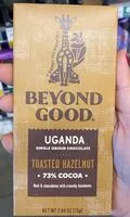 Mängden socker i Uganda toasted hazelnut