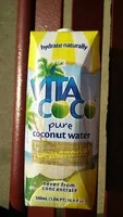 Mängden socker i Vita coco, pure coconut water, lemonade