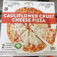 Mängden socker i Cauliflower crust cheese pizza