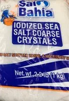 Mängden socker i Iodized Sea Salt Coarse Crystals