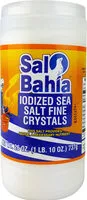 Mängden socker i Iodized Sea Salt Fine Crystals