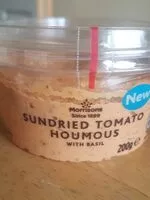 Mängden socker i Sundried tomato houmous with basil
