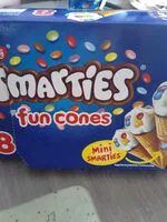 Mängden socker i Glace aux bonbons Smarties
