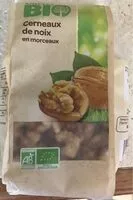 Mängden socker i Cerneaux de noix en morceaux