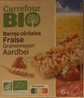 Mängden socker i Barres céréales fraise
