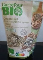 Mängden socker i Croustillant graines de courge et de tournesol