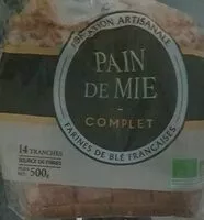 Mängden socker i Pain de mie complet