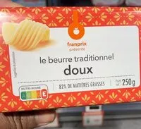 Mängden socker i Le beurre traditionnel