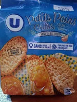 Mängden socker i petits pains grillés au blé complet