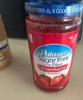 Mängden socker i Sugar free w/ fiber strawberry preserves
