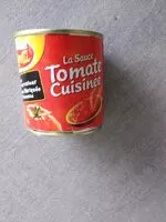 Mängden socker i La sauce tomates cuisinée