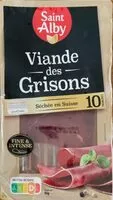 Mängden socker i Viande de Grisons
