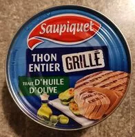 Mängden socker i Thon entier grillé huile d'olive