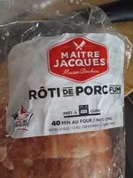 Mängden socker i Rôti de  porc