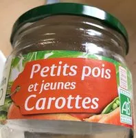 Mängden socker i Petits pois et jeunes carottes