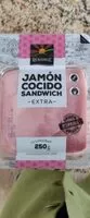 Mängden socker i Jamón cocido Sándwich extra