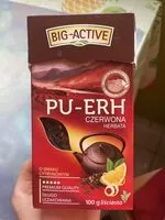 Mängden socker i Herbata czerwona Pu-Erh o smaku cytrynowym