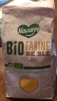 Mängden socker i Farine de ble bio type 65