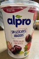 Mängden socker i Yogur vegetal frutos rojos