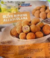 Mängden socker i Olive ripiene all’ascolana