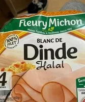 Mängden socker i Blanc de dinde Halal
