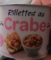 Mängden socker i Rillettes au crabe