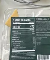 Mängden socker i Cheese & fruit