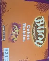 Mängden socker i Cakes raisins