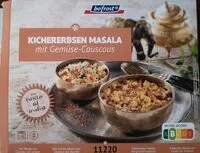 Mängden socker i Kichererbsen Masala