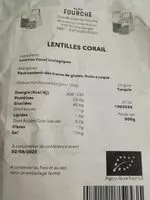 Mängden socker i Lentilles corail