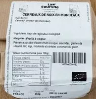 Mängden socker i Cerneaux de noix en morceaux