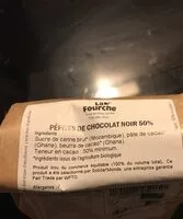 Mängden socker i Pépites de chocolat noir 50%