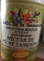 Mängden socker i Nectar de peche sanguine