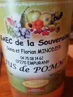 Mängden socker i Jus de pomme