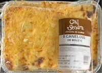 Mängden socker i 5 canelons de bolets