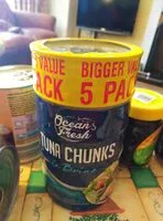 Mängden socker i Tuna chunks in brine