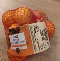 Mängden socker i Tesco Clementine Or Sweet Easy Peeler Pack 600G