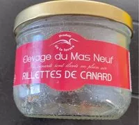Mängden socker i Rillettes de canard