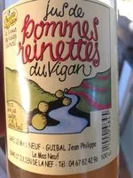 Mängden socker i Jus de pommes reinettes du Vigan