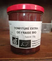 Mängden socker i Confiture Extra De Fraise Bio
