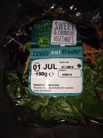 Mängden socker i Sweet & crunchy vegetables