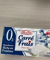 Mängden socker i Carré Frais 0% Mg