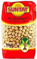 Mängden socker i Getrocknete Kichererbsen