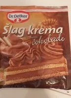 Mängden socker i Šlag Krema