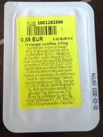 Mängden socker i Orange confite