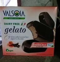 Mängden socker i Glace veganes aux noix de cajou et caramel
