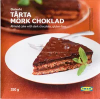 Mängden socker i Tårta Mörk Choklad