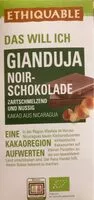 Mängden socker i Gianduja noir-schokolade
