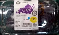 Mängden socker i Grapes
