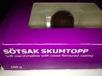 Mängden socker i Sötsak Skumtopp - Confiserie guimauve avec nappage au cacao